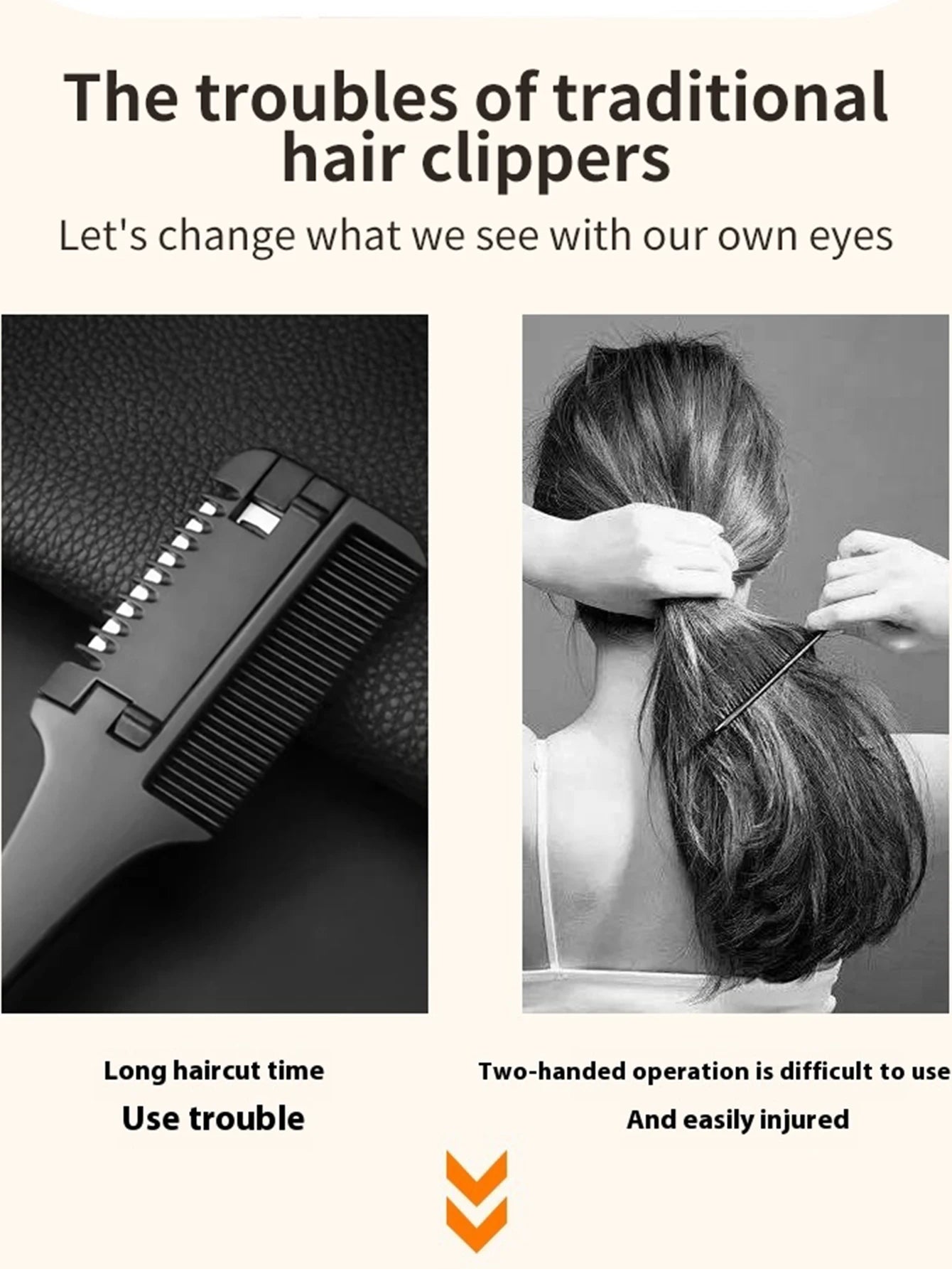 Cordless Automatic Hair Trimmer