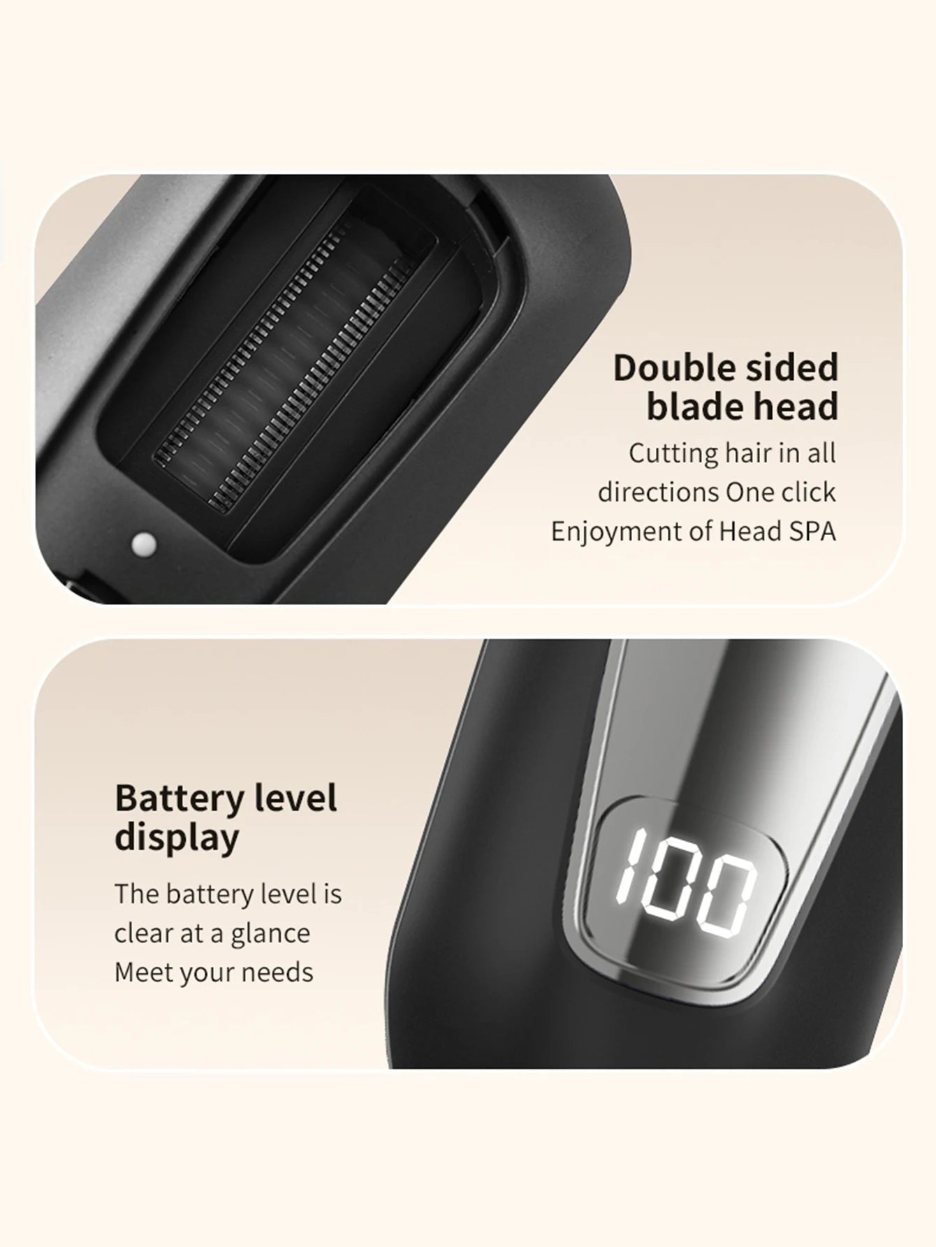 Cordless Automatic Hair Trimmer